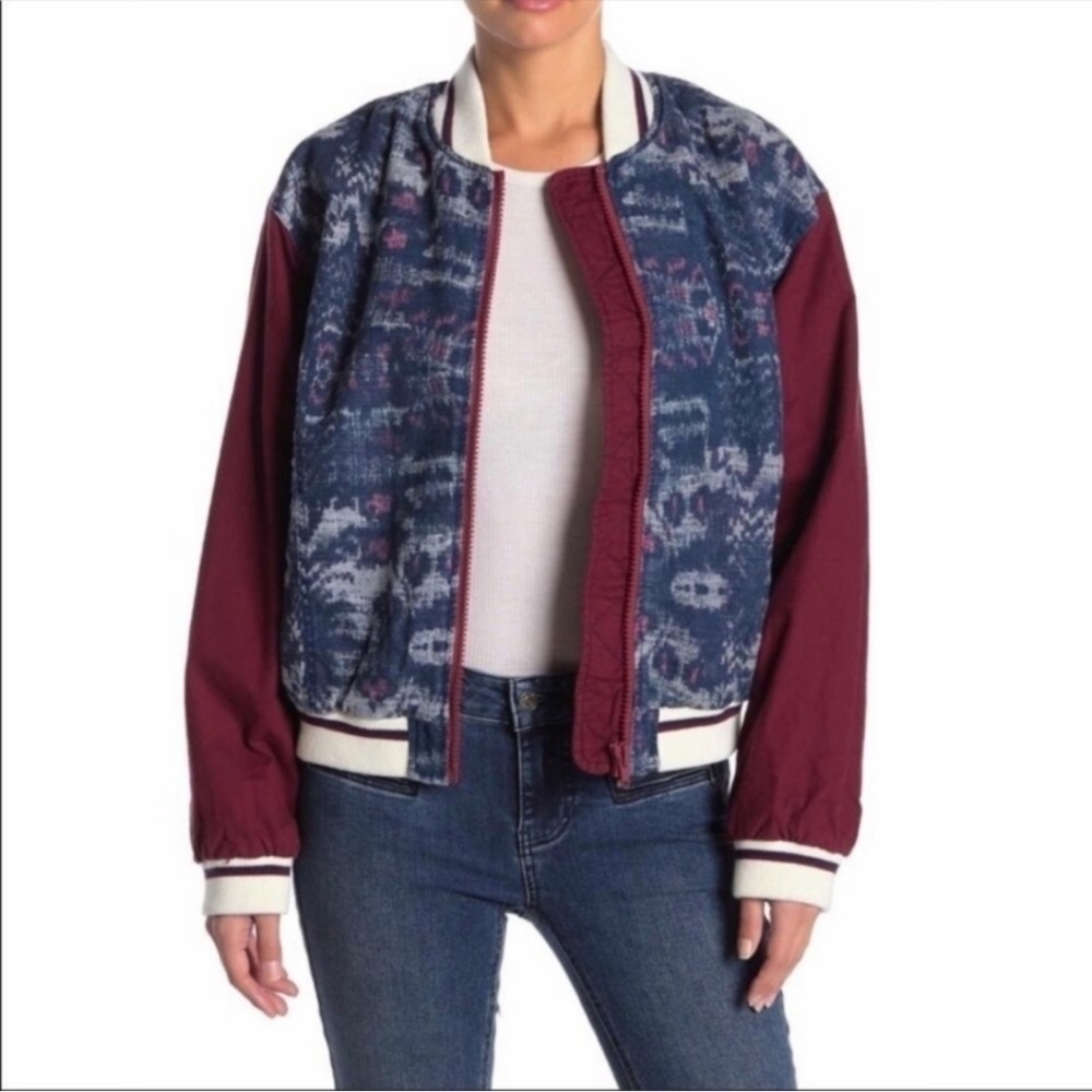We The Free Varsity of Dreams Bomber Jacket Sz XS
